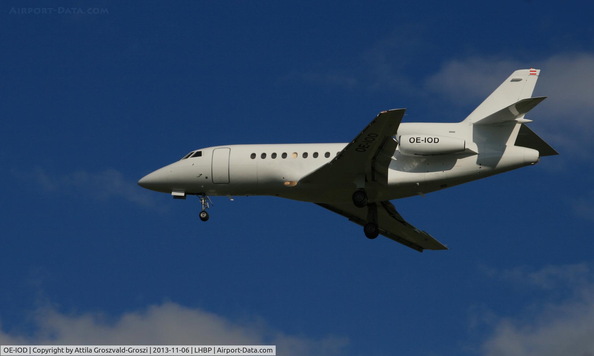 OE-IOD, 1990 Dassault Falcon 900 C/N 86, BUD-Budapest Liszt Ferenc International Airport, Hungary