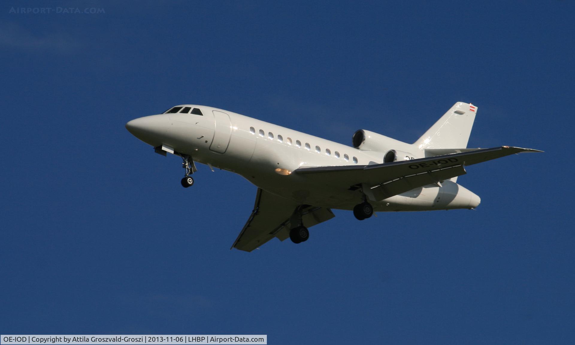 OE-IOD, 1990 Dassault Falcon 900 C/N 86, BUD-Budapest Liszt Ferenc International Airport, Hungary