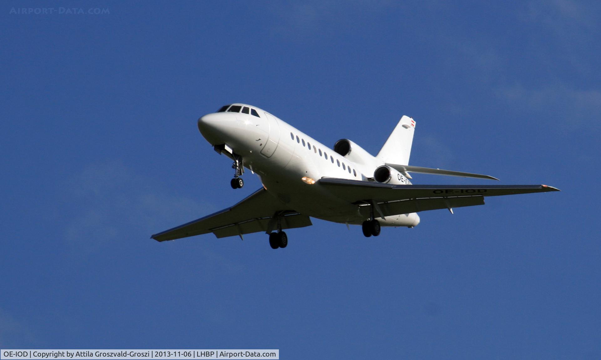 OE-IOD, 1990 Dassault Falcon 900 C/N 86, BUD-Budapest Liszt Ferenc International Airport, Hungary
