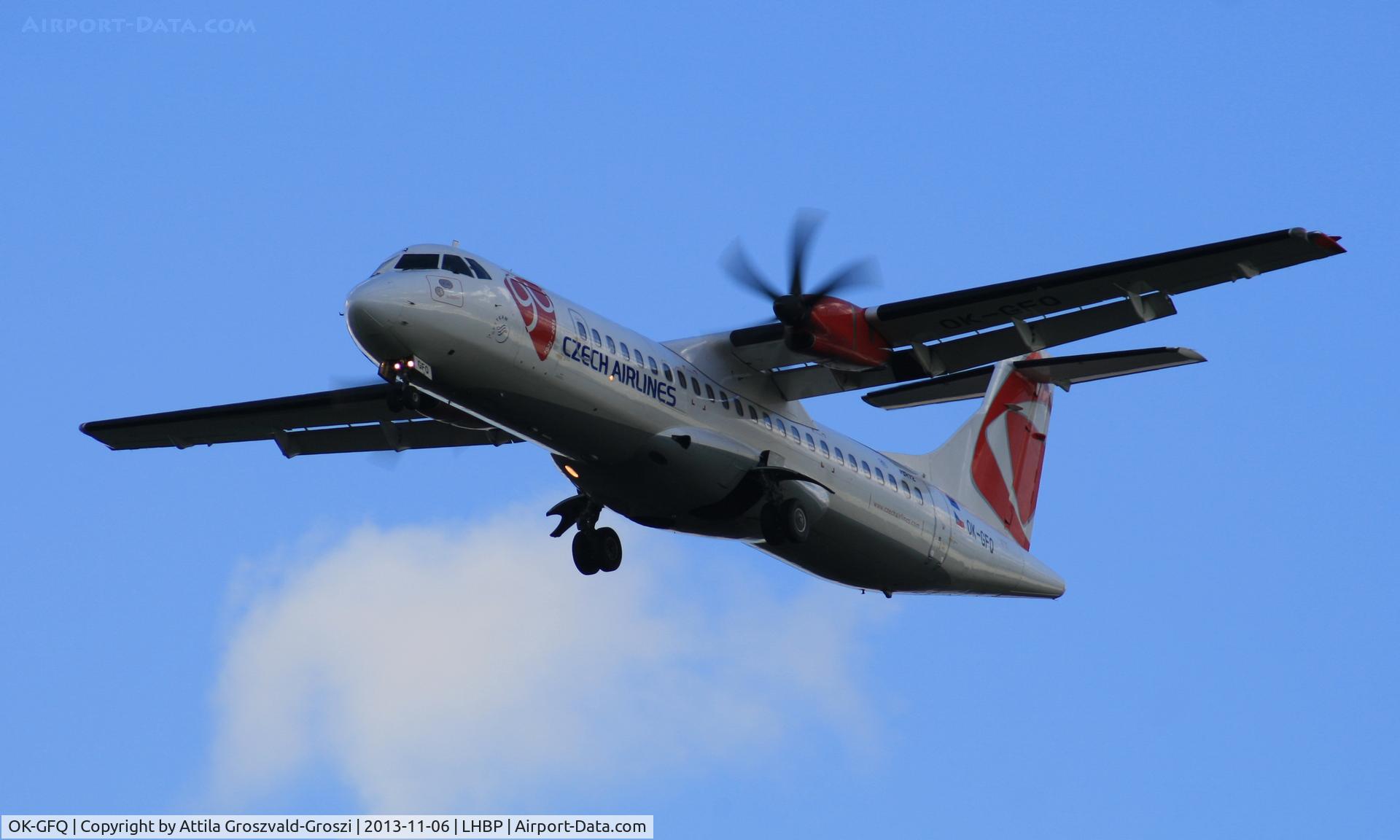 OK-GFQ, 2001 ATR 72-212A C/N 674, BUD-Budapest Liszt Ferenc International Airport, Hungary