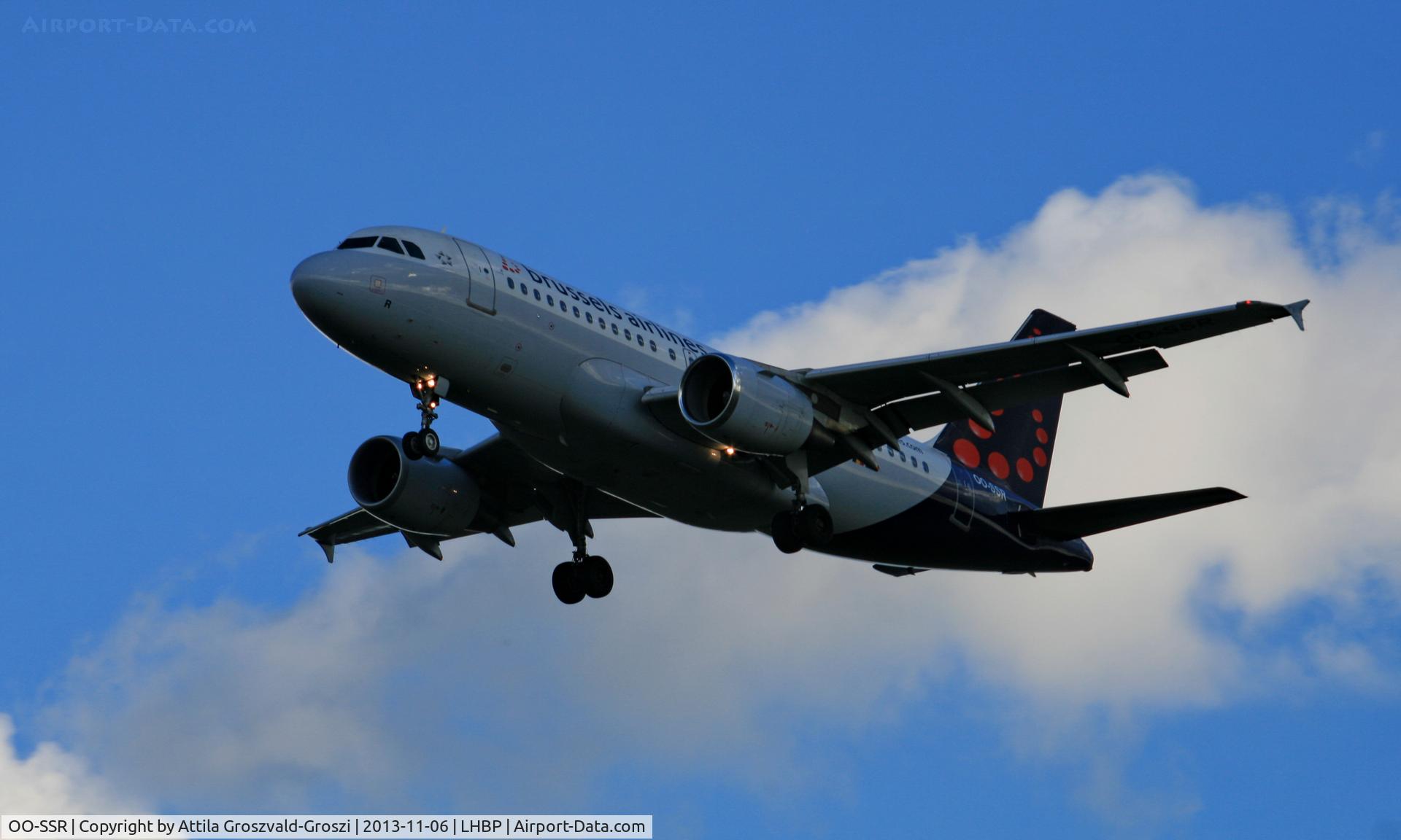 OO-SSR, 2010 Airbus A319-112 C/N 4275, BUD-Budapest Liszt Ferenc International Airport, Hungary