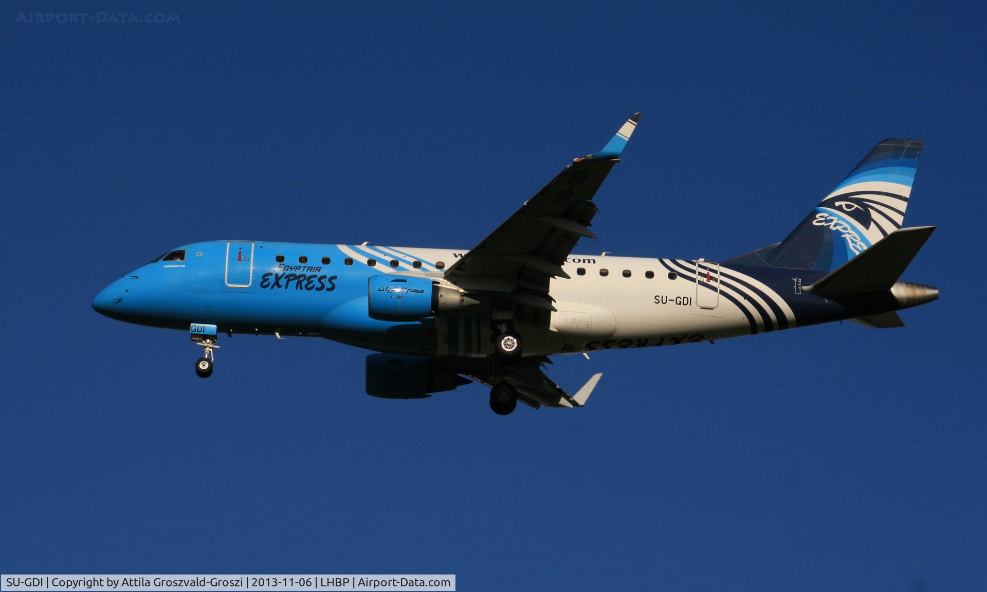 SU-GDI, 2009 Embraer 170LR (ERJ-170-100LR) C/N 17000276, BUD-Budapest Liszt Ferenc International Airport, Hungary