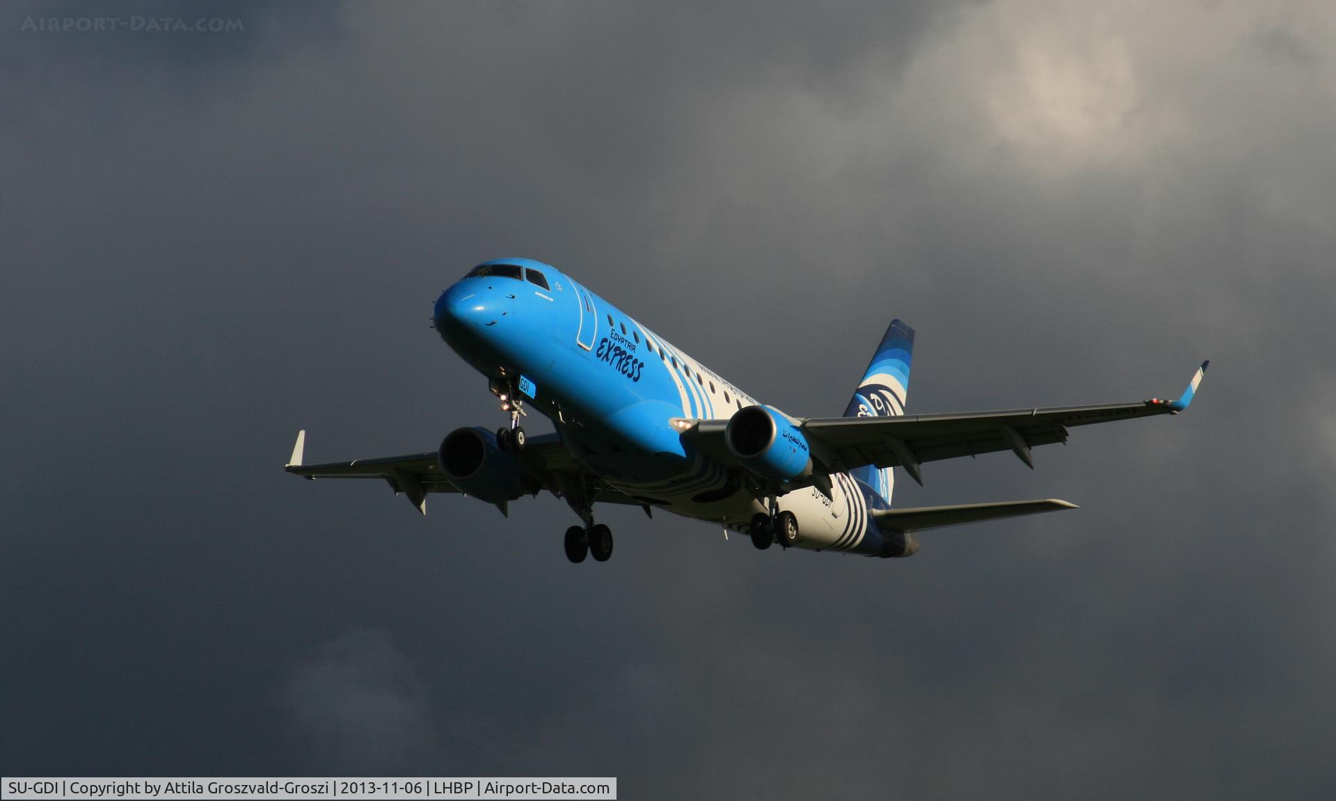 SU-GDI, 2009 Embraer 170LR (ERJ-170-100LR) C/N 17000276, BUD-Budapest Liszt Ferenc International Airport, Hungary