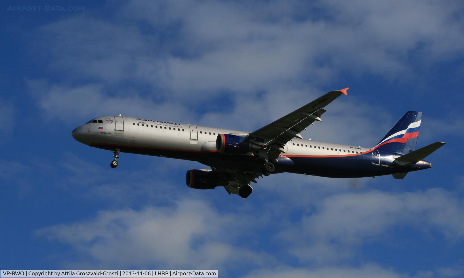 VP-BWO, 2004 Airbus A321-211 C/N 2337, BUD-Budapest Liszt Ferenc International Airport, Hungary