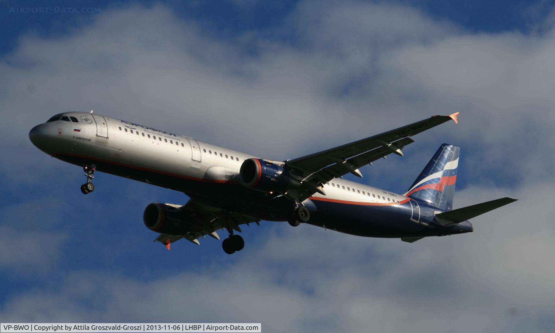 VP-BWO, 2004 Airbus A321-211 C/N 2337, BUD-Budapest Liszt Ferenc International Airport, Hungary
