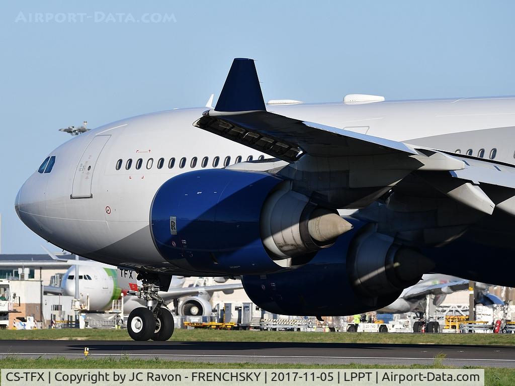 CS-TFX, 2008 Airbus A340-541 C/N 912, Hi Fly (HFY670P) departure to.....Beja (BYJ) (flight time 0:21) !