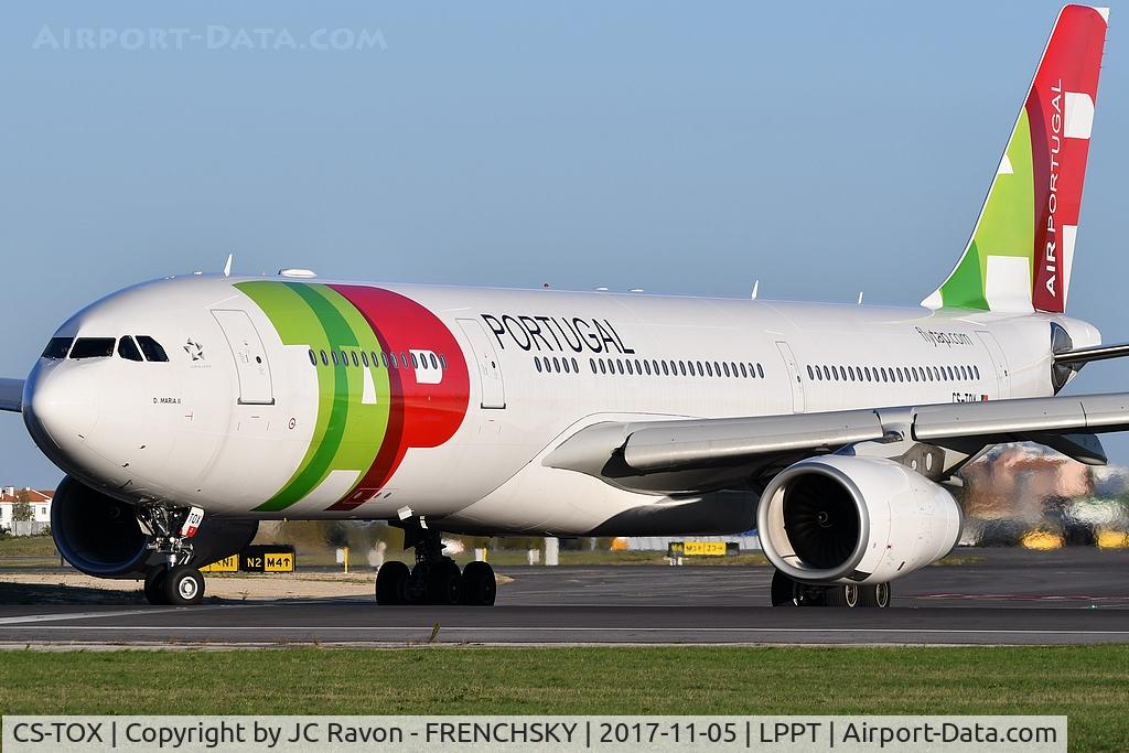 CS-TOX, 2009 Airbus A330-343E C/N 1015, TAP Air Portugal TP364 departure to London (LHR)