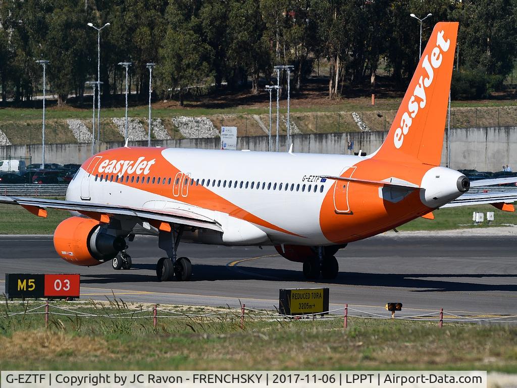 G-EZTF, 2009 Airbus A320-214 C/N 3922, U27637 departure to Bordeaux Mérignac (BOD)