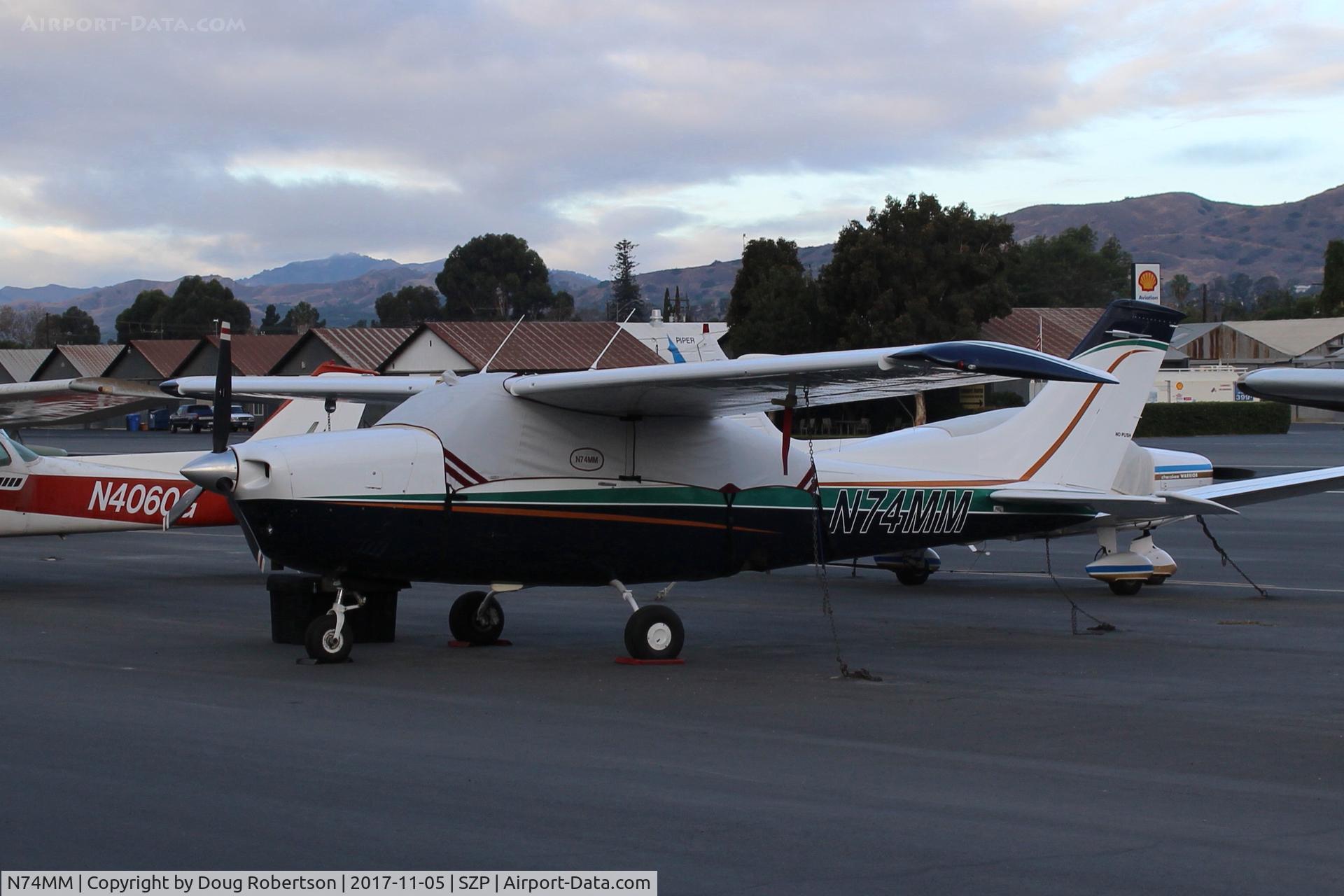 N74MM, 1974 Cessna T210L Turbo Centurion C/N 21060375, 1974 Cessna T210L TURBO CENTURION, Continental TSIO-520-R 310 Hp