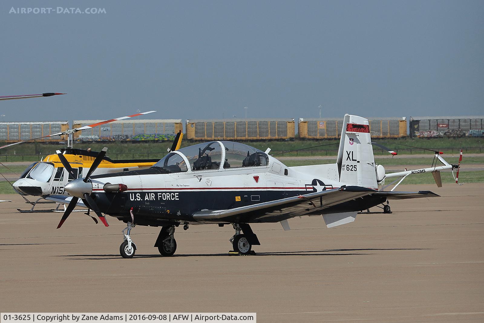 01-3625, 2001 Raytheon T-6A Texan II C/N PT-158, At Alliance Fort Worth