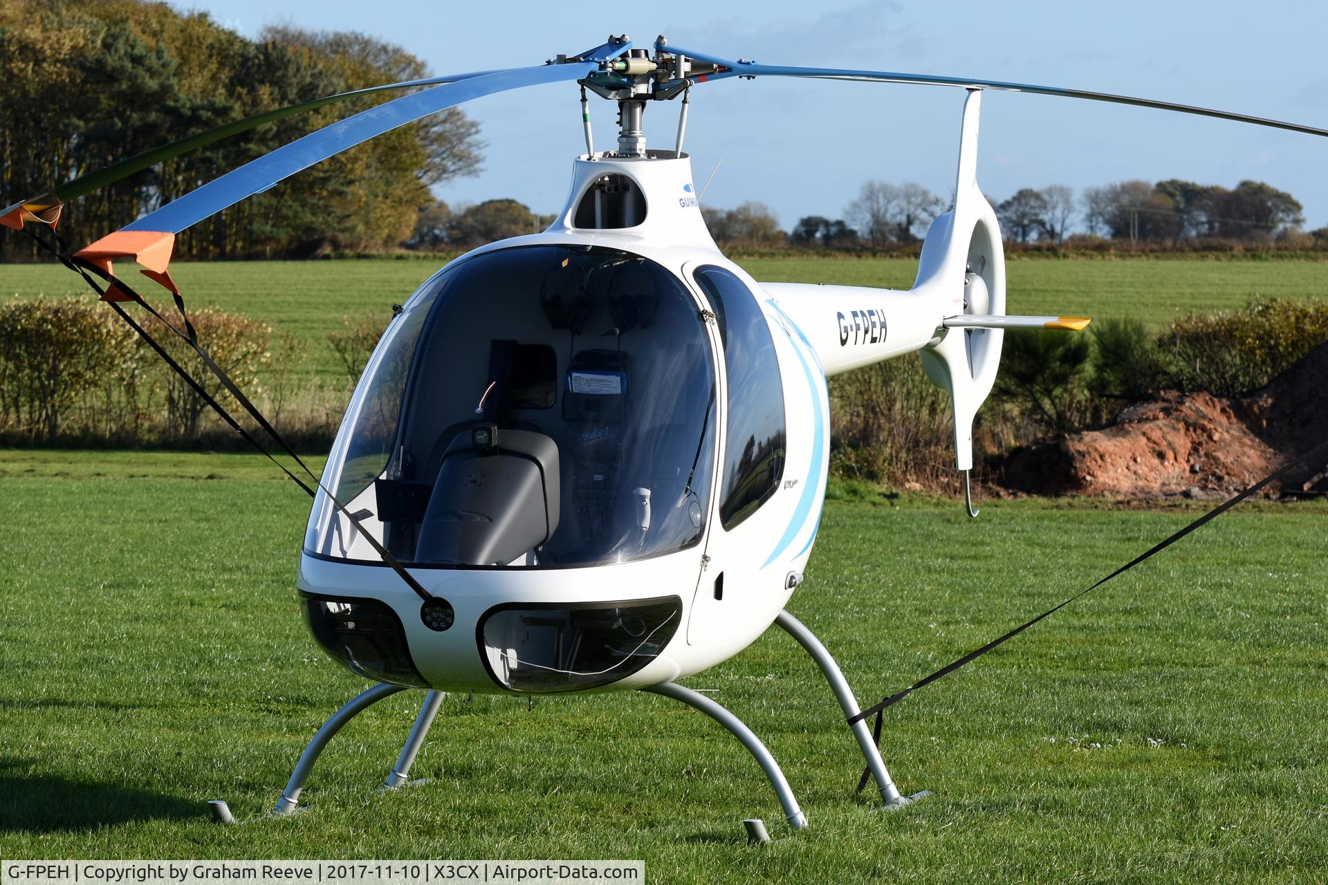 G-FPEH, 2015 Guimbal Cabri G2 C/N 1093, Parked at Northrepps.