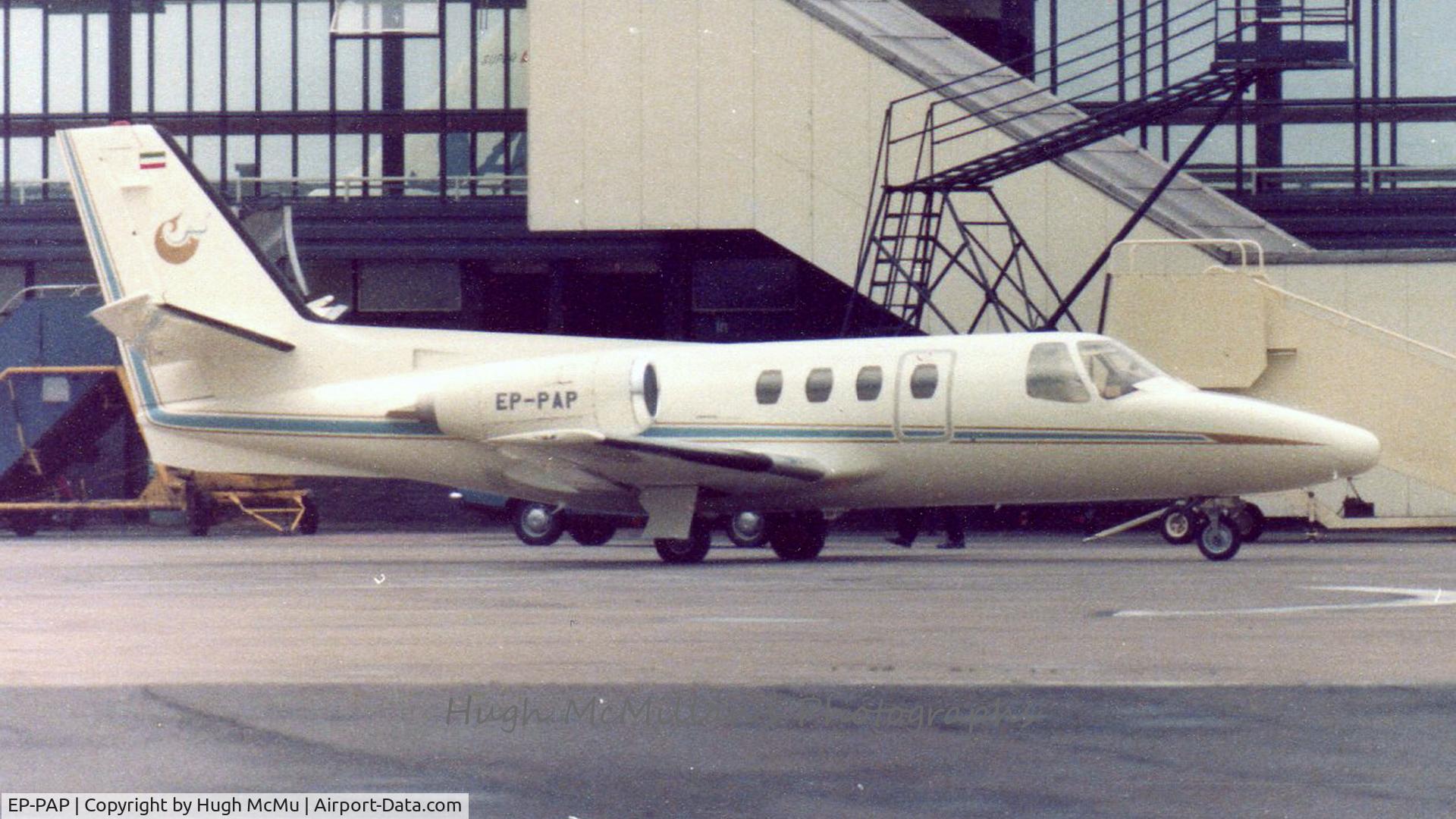 EP-PAP, 1976 Cessna 500 Citation I C/N 500-0301, Scotland