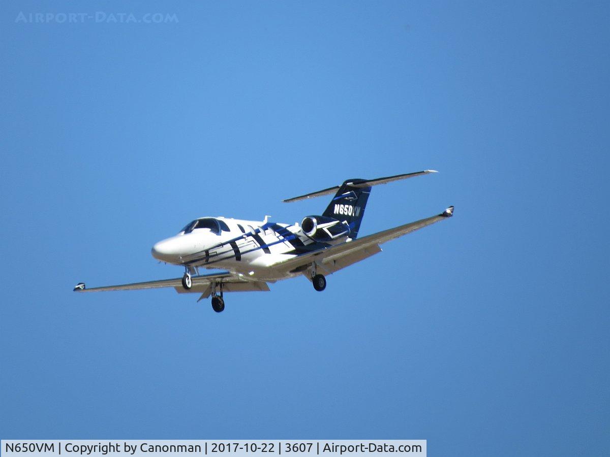 N650VM, 2016 Cessna 525 Citation M2 C/N 525-0921, Landing