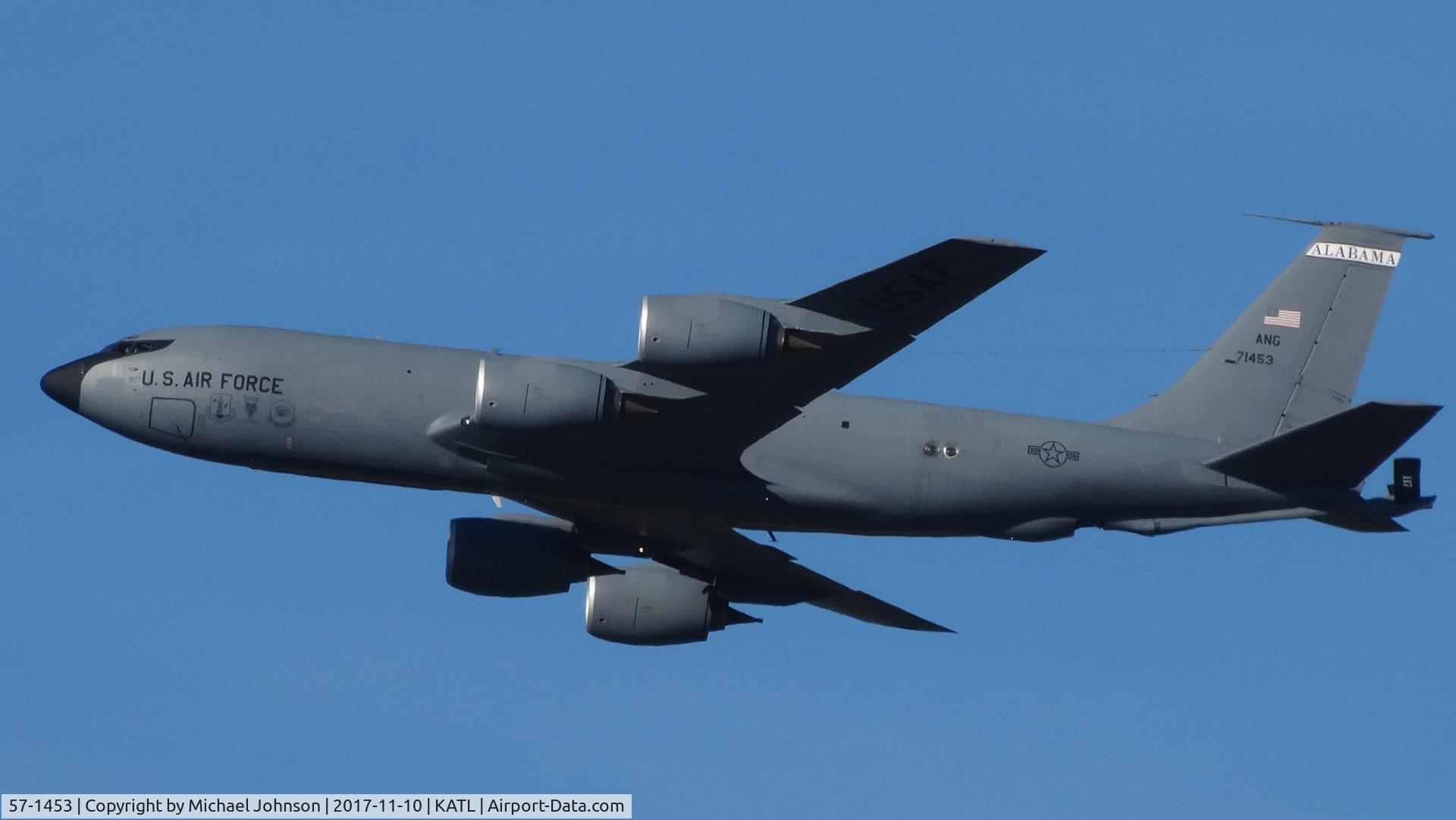 57-1453, 1957 Boeing KC-135R Stratotanker C/N 17524, Departing KATL - Hartsfield Jackson Atlanta International