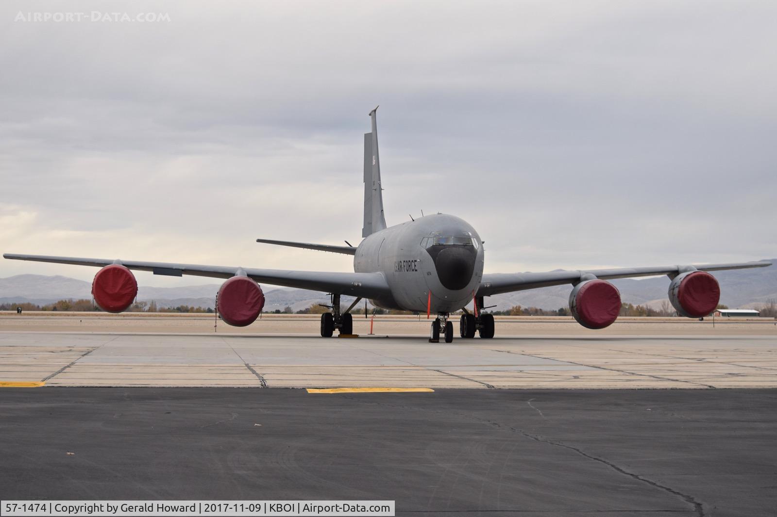 57-1474, 1957 Boeing KC-135R Stratotanker C/N 17545, Parked on south GA ramp.
