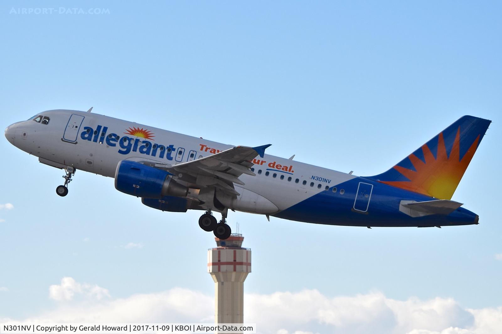 N301NV, 2004 Airbus A319-112 C/N 2319, Departing RWY 10L.