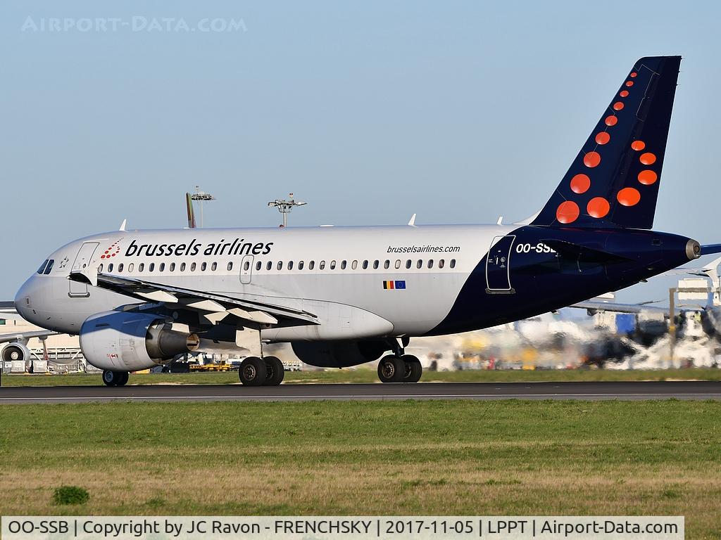 OO-SSB, 2005 Airbus A319-111 C/N 2400, Brussels Airlines SN3818 take off to Brussels