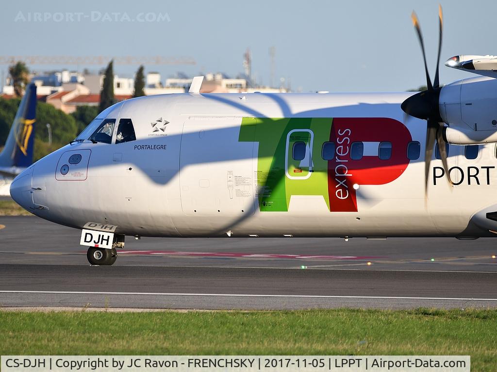 CS-DJH, 2016 ATR 72-600 (72-212A) C/N 1323, TAP Express 1112 departure to Asturias (OVD)