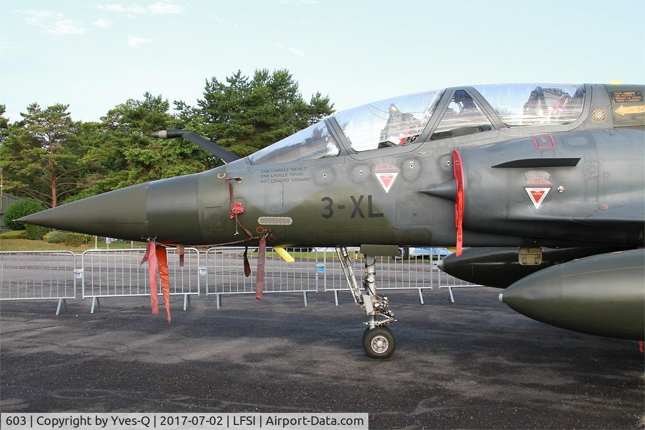 603, Dassault Mirage 2000D C/N 394, Dassault Mirage 2000D, Static display, St Dizier-Robinson Air Base 113 (LFSI) Open day 2017