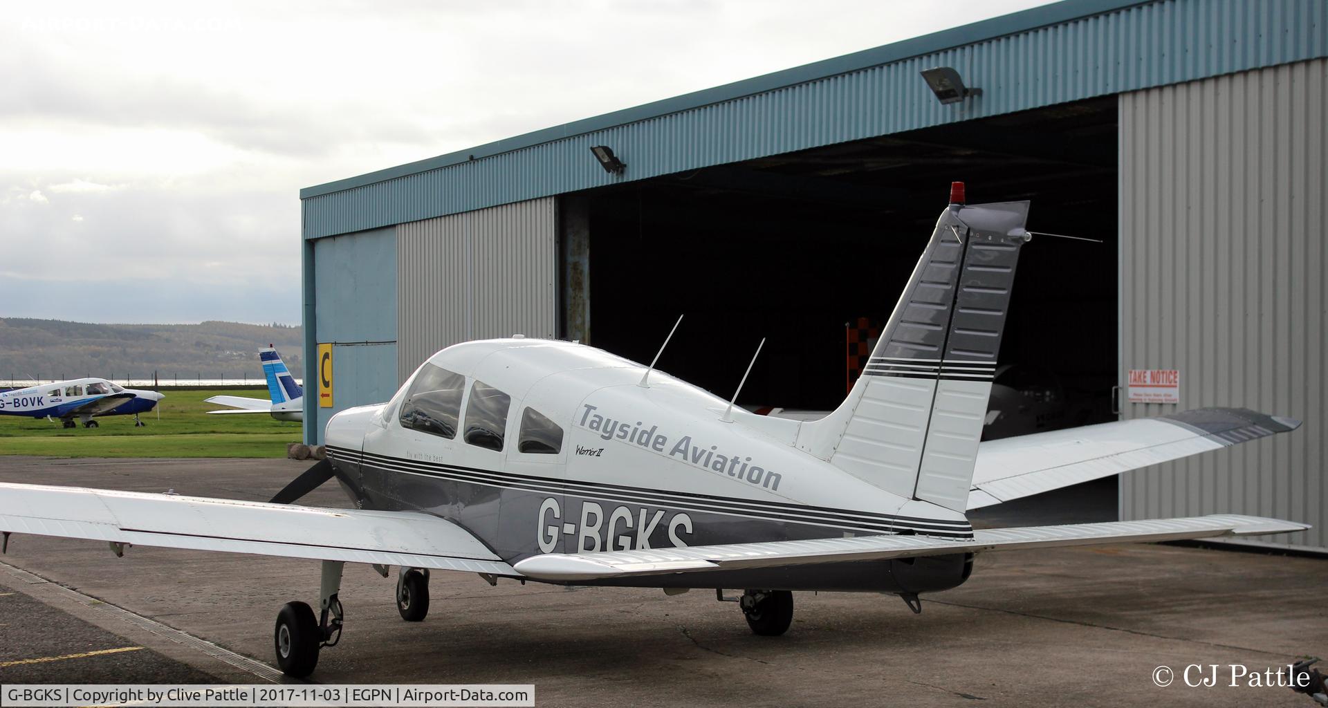 G-BGKS, 1978 Piper PA-28-161 Cherokee Warrior II C/N 28-7916221, Parked at home base - Dundee
