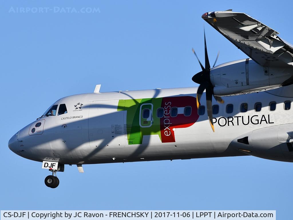 CS-DJF, 2015 ATR 72-600 (72-212A) C/N 1284, TAP Express TP1141 landing runway 03 from Vigo (VGO)