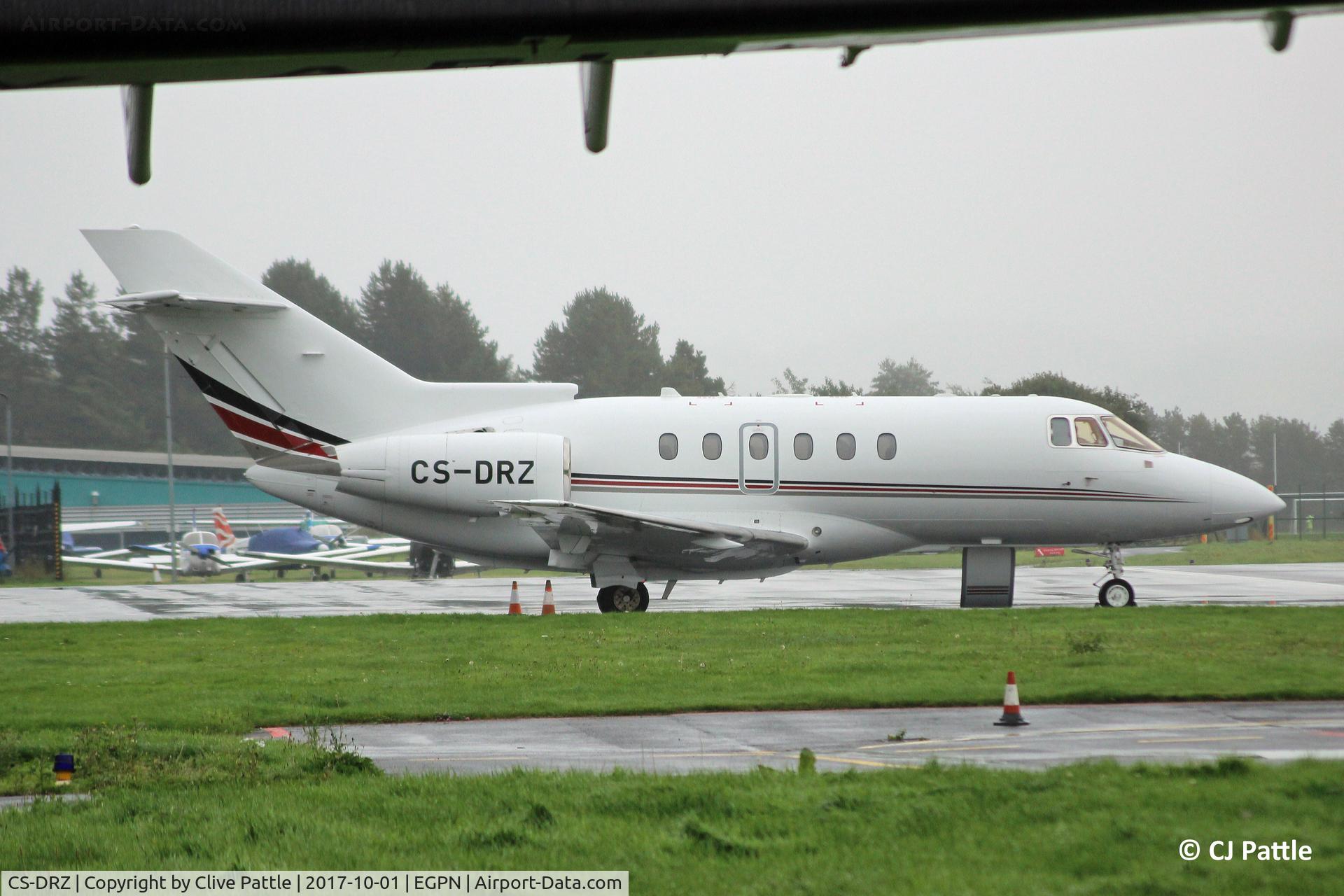 CS-DRZ, 2007 Hawker Beechcraft 800XPi C/N 258847, On ramp at Dundee