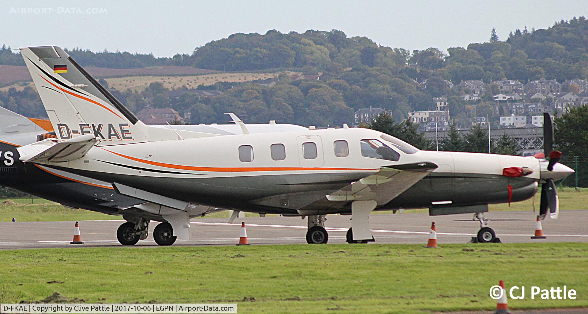 D-FKAE, 2007 Socata TBM-850 C/N 428, Dundee ramp