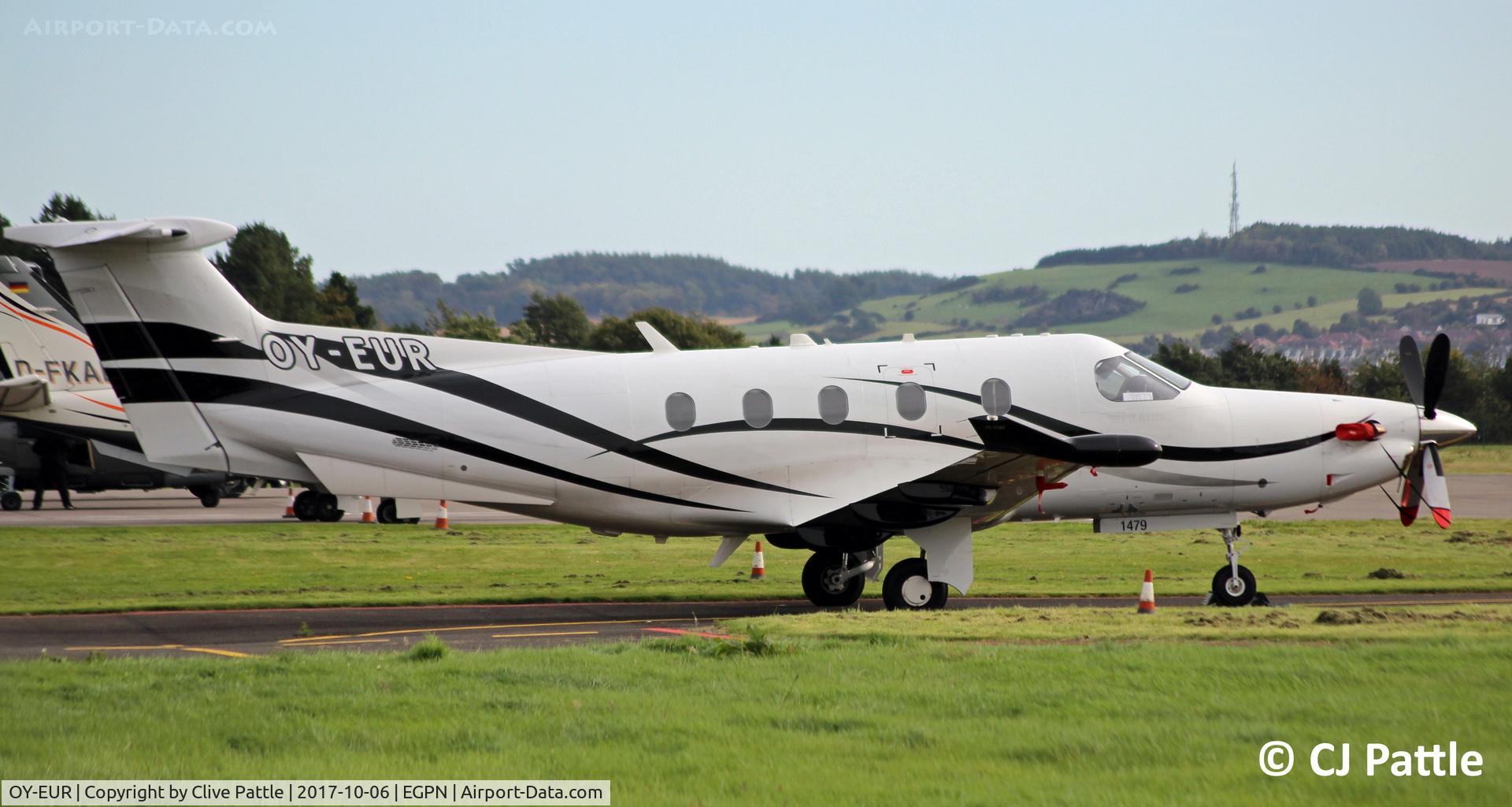 OY-EUR, 2014 Pilatus PC-12/47E C/N 1479, At Dundee