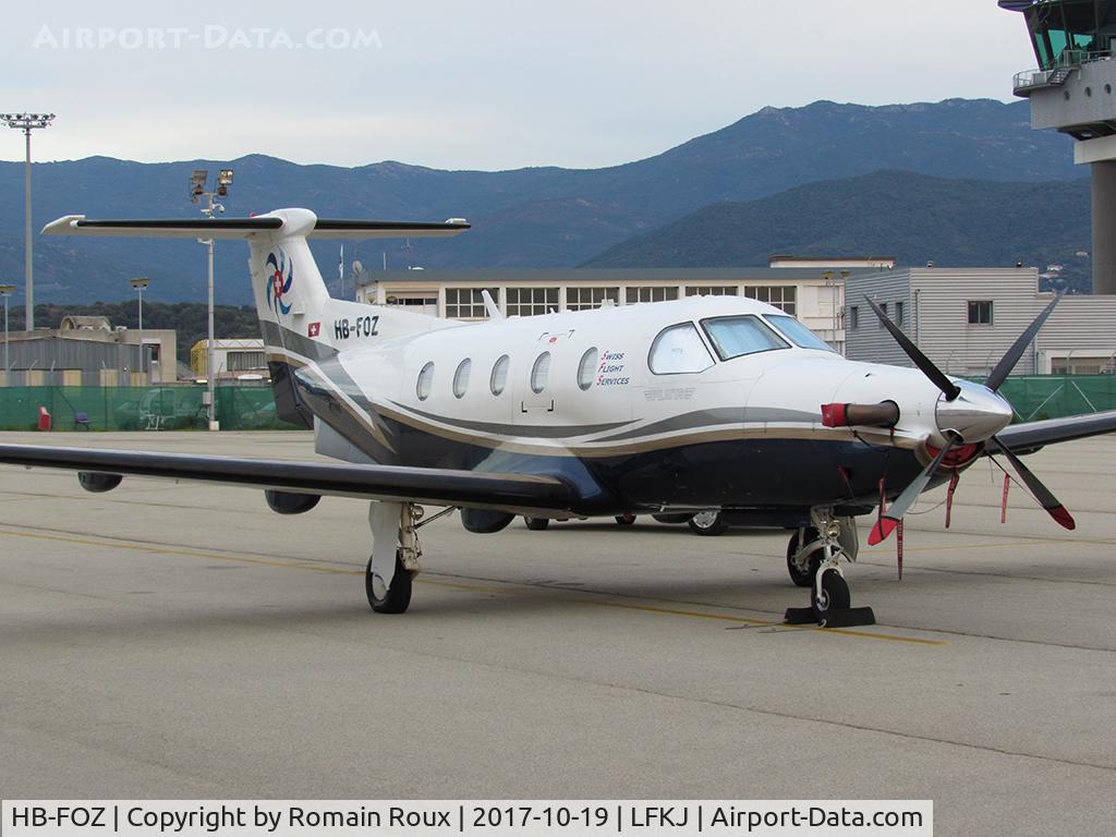 HB-FOZ, 2001 Pilatus PC-12/45 C/N 352, Parked