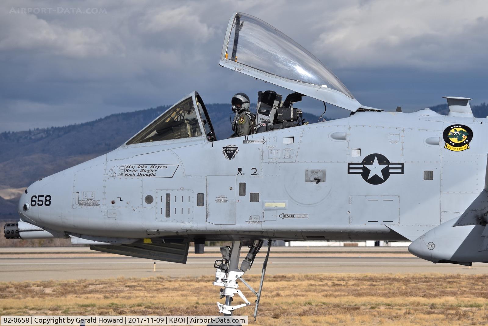 82-0658, 1982 Fairchild Republic A-10C Thunderbolt II C/N A10-0706, 422nd T&E Sq., 53rd Wing, 79th Test & Evaluation Group, Nellis AFB, NV.