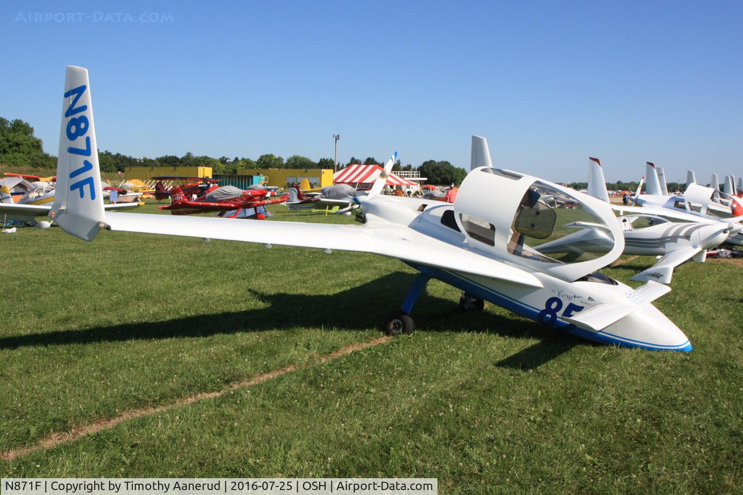 N871F, 2000 Co-Z Cozy Mark IV C/N 21, 2000 Co-Z Cozy Mark IV, c/n: 21