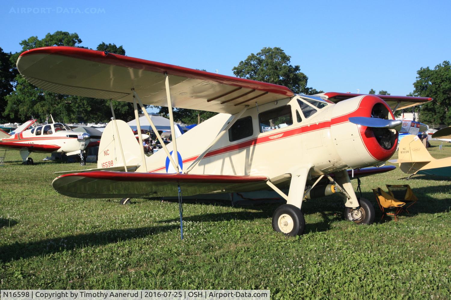 N16598, 1936 Waco YKS-6 C/N 4522, 1936 Waco YKS-6, c/n: 4522