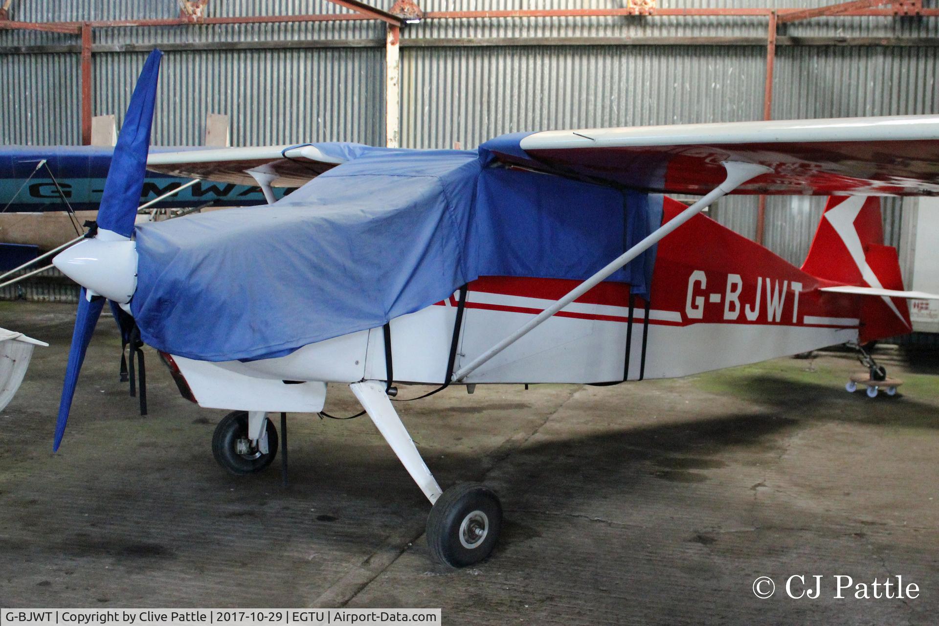 G-BJWT, 1984 Wittman W-10 Tailwind C/N PFA 031-10688, Hangared at Dunkeswell