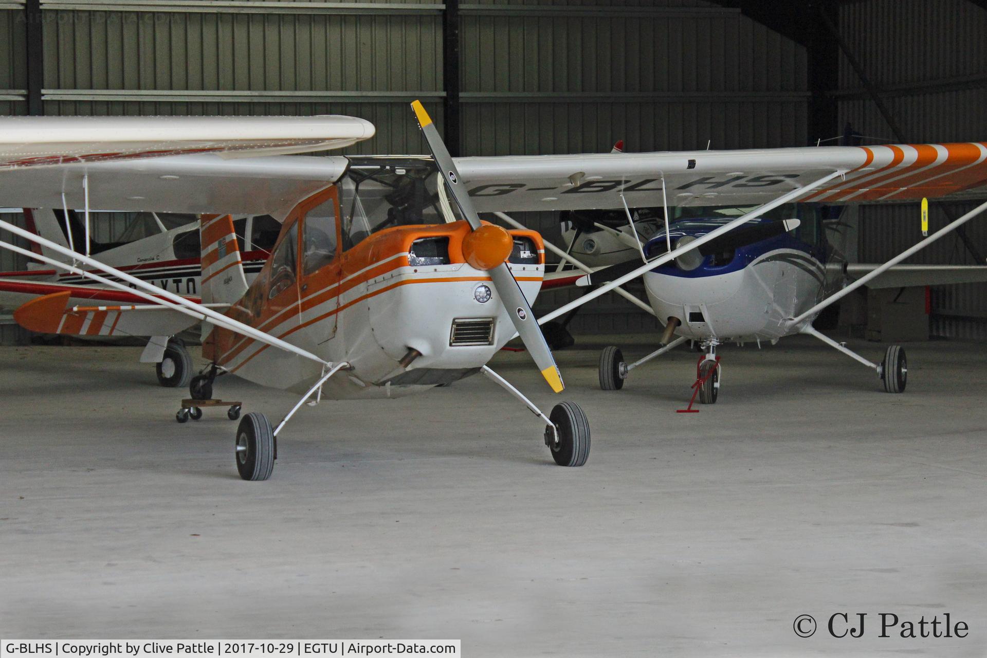 G-BLHS, 1980 Bellanca 7ECA Citabria C/N 1342-80, Hangared at Dunkeswell