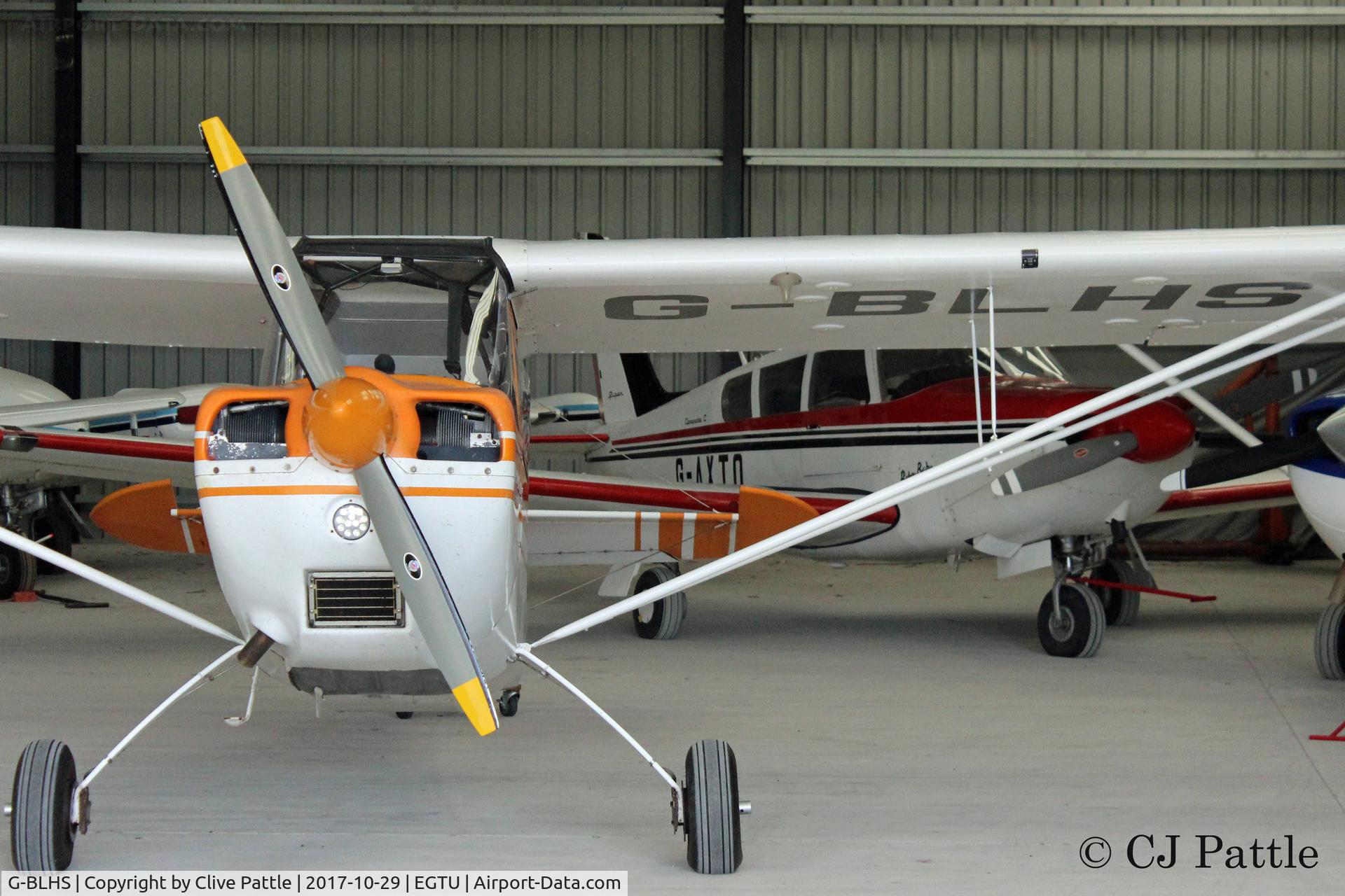 G-BLHS, 1980 Bellanca 7ECA Citabria C/N 1342-80, Hangared at Dunkeswell