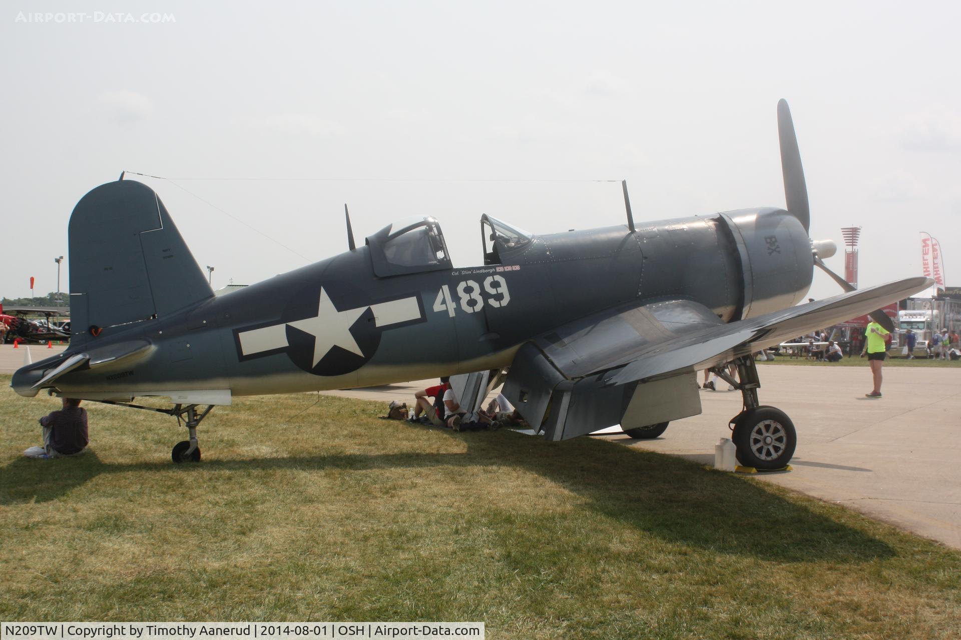 N209TW, Goodyear FG-1D Corsair C/N 3750, Goodyear FG-1D Corsair, c/n: 3750