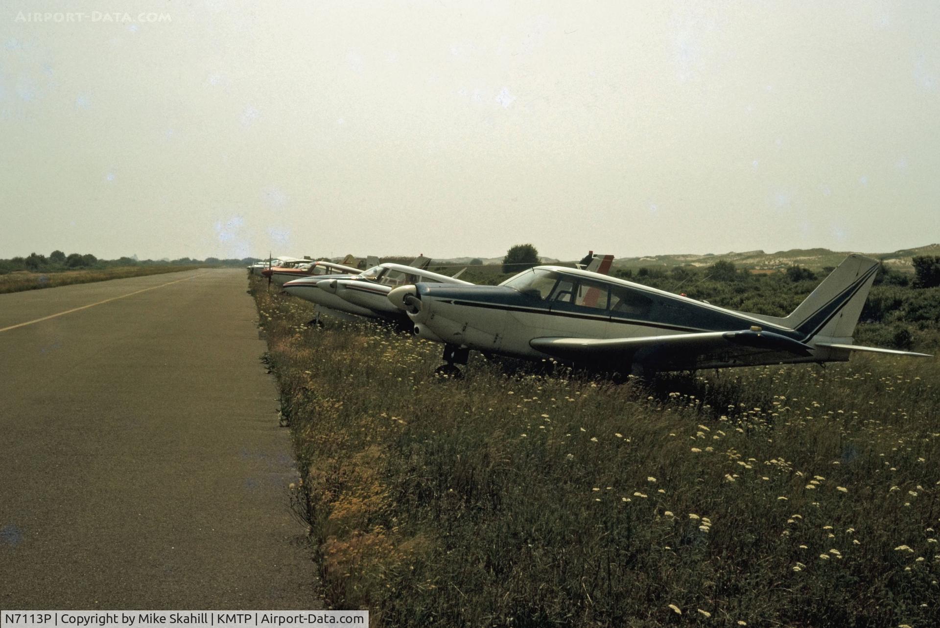 N7113P, 1960 Piper PA-24 Comanche C/N 24-1879, @KMTP Circa 1973