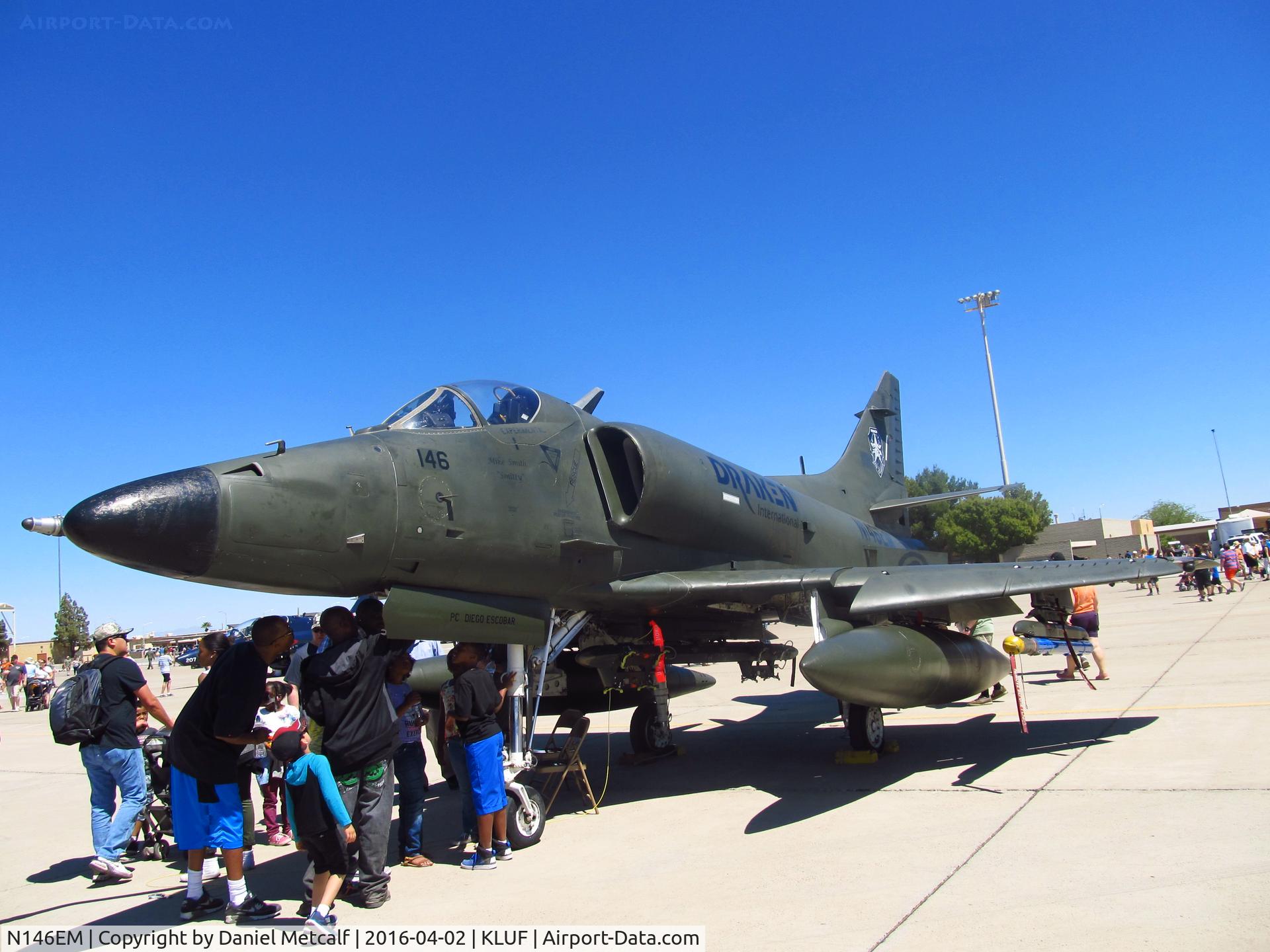 N146EM, Douglas A-4K Skyhawk C/N 13879, Luke AFB Air Show 2016