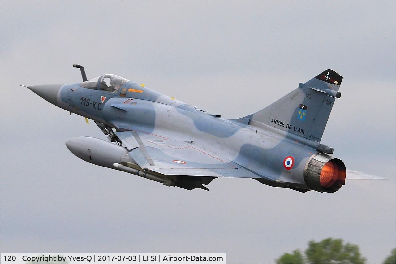 120, Dassault Mirage 2000C C/N 396, Dassault Mirage 2000 C, Take off rwy 29, St Dizier-Robinson Air Base 113 (LFSI) Open day 2017