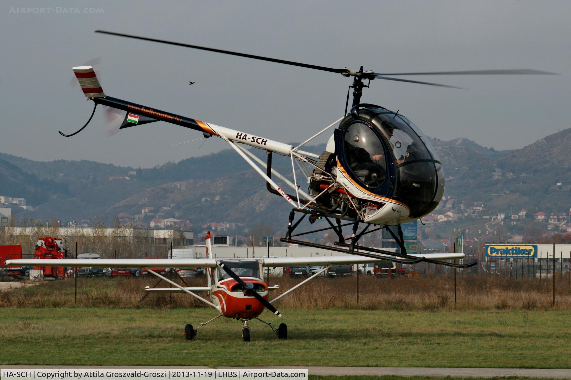 HA-SCH, 1995 Schweizer 269C-1 C/N 0010, Budaörs Airport, Hungary