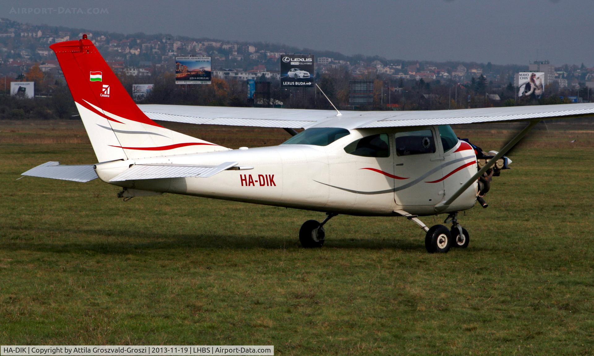HA-DIK, Cessna 182K Skylane C/N 18258466, Budaörs Airport, Hungary - engine test