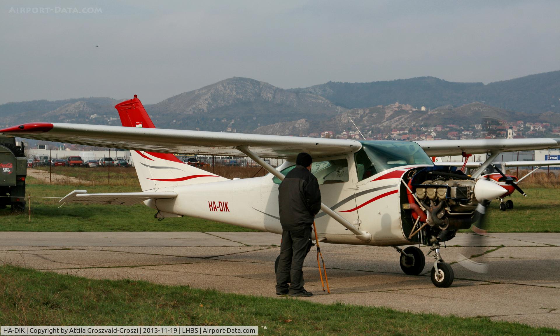 HA-DIK, Cessna 182K Skylane C/N 18258466, Budaörs Airport, Hungary - engine test