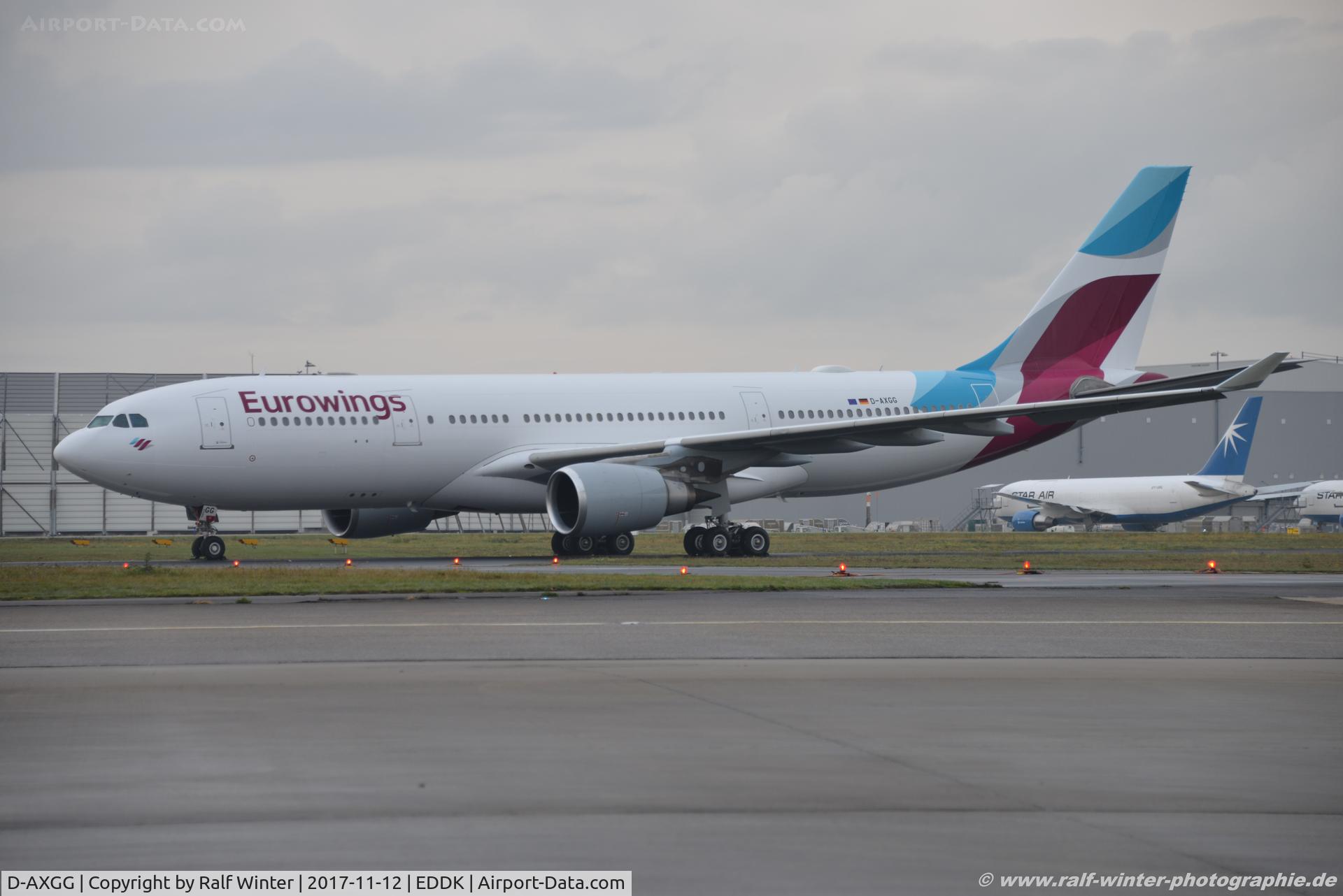 D-AXGG, 2002 Airbus A330-203 C/N 504, Airbus A330-203 - EW EWG Eurowings - 504 - D-AXGG - 12.11.2017 - CGN