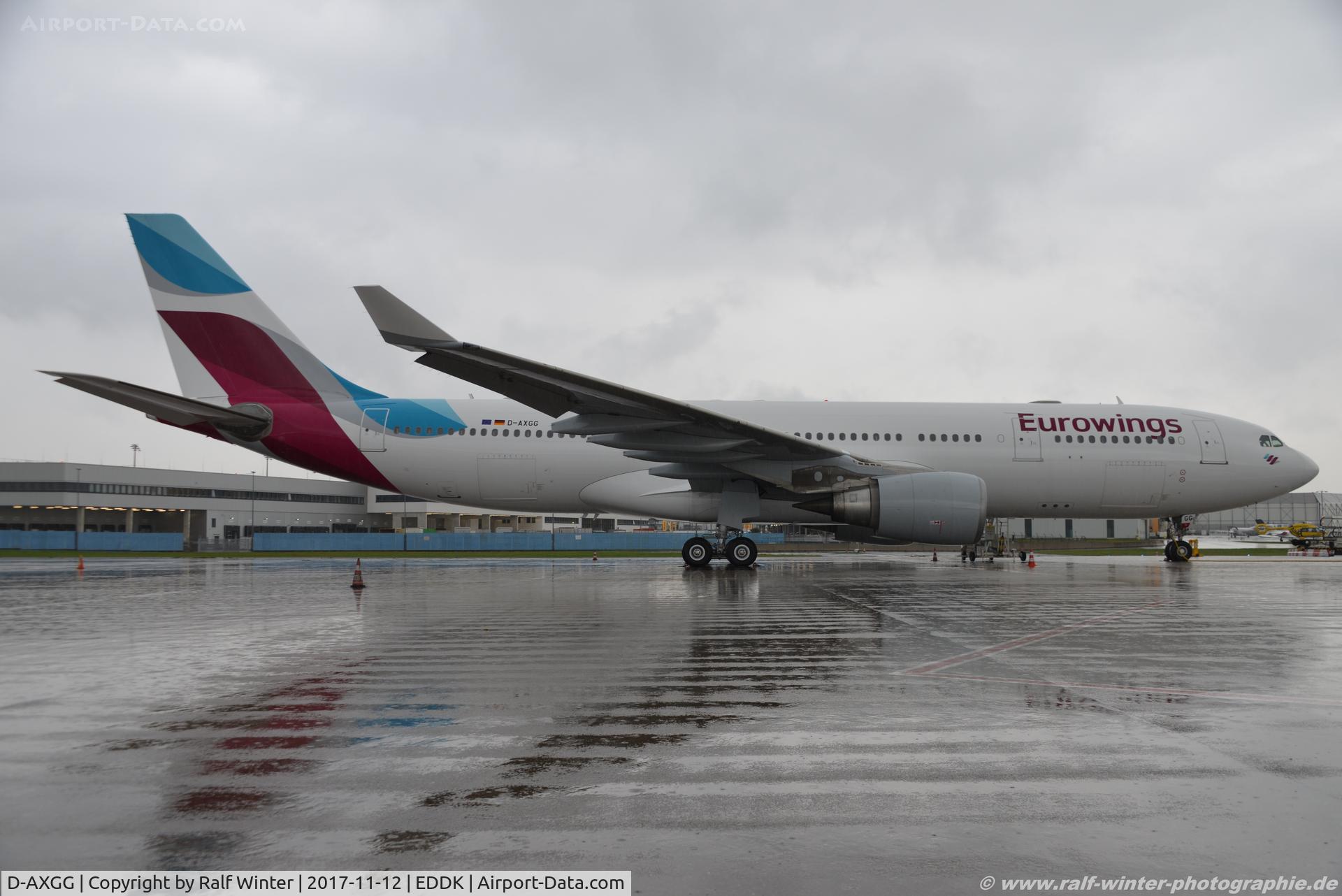 D-AXGG, 2002 Airbus A330-203 C/N 504, Airbus A330-203 - EW EWG Eurowings - 504 - D-AXGG - 12.11.2017 - CGN