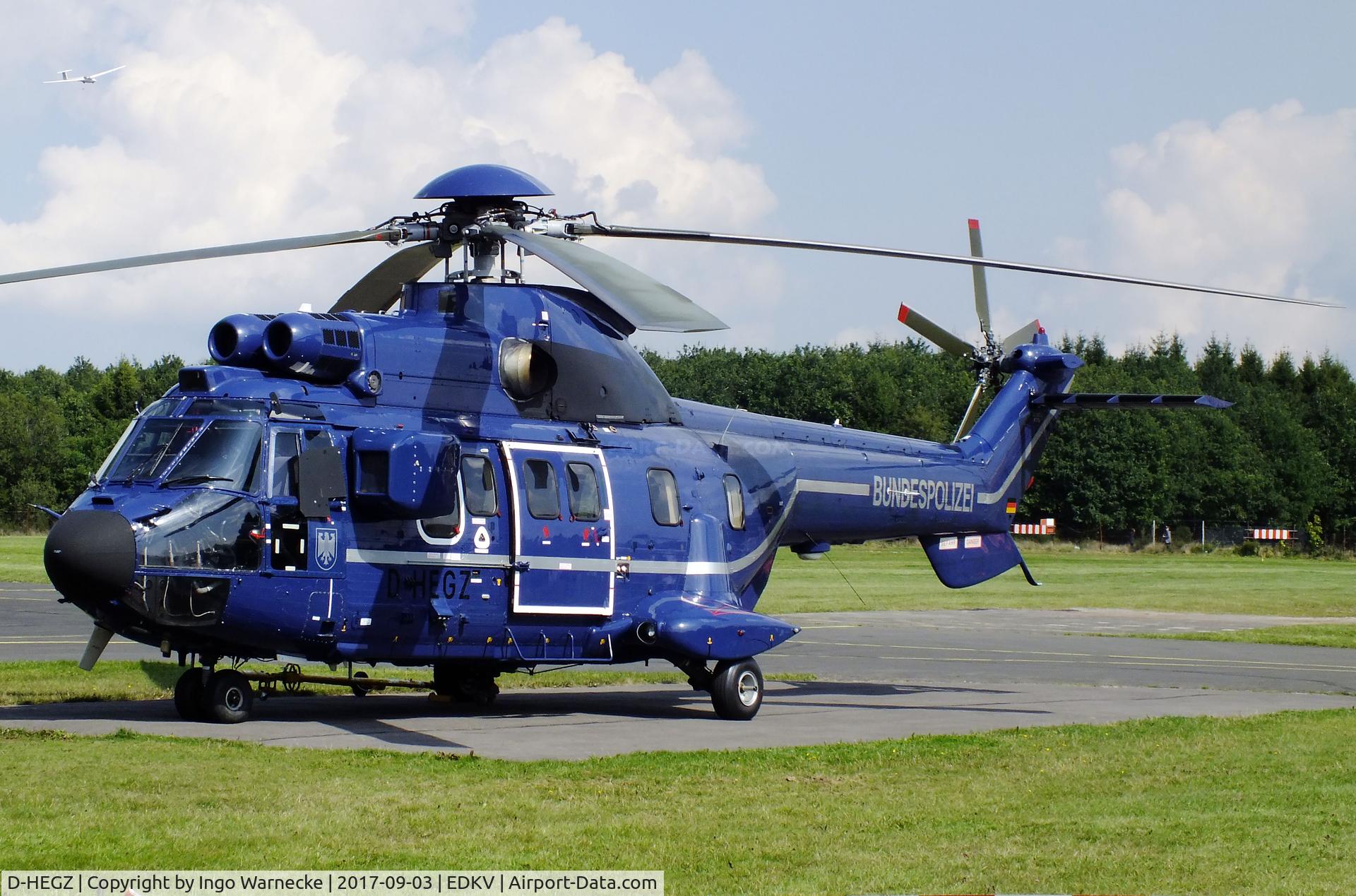 D-HEGZ, Aerospatiale AS-332L-1 Super Puma C/N 2706, Aerospatiale AS.332L-1 Super Puma of the Bundespolizei at the Dahlemer Binz 60th jubilee airfield display