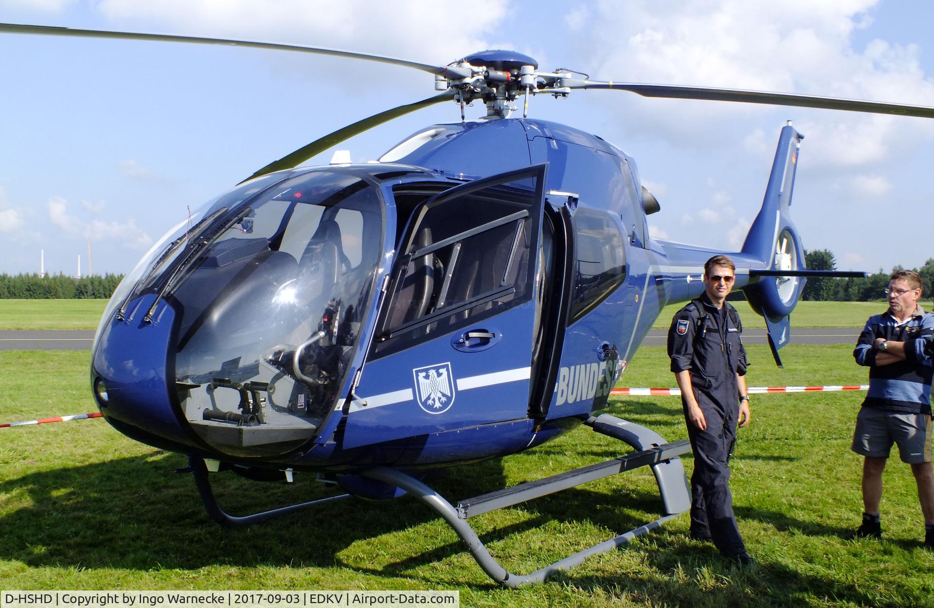 D-HSHD, 2008 Eurocopter EC-120B Colibri C/N 1527, Eurocopter EC120B Colibri of the Bundespolizei at the Dahlemer Binz 60th jubilee airfield display