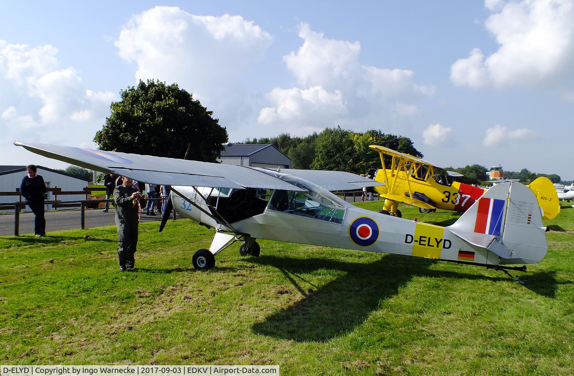 D-ELYD, 1950 Taylorcraft J Auster 5 C/N 1790, Taylorcraft J Auster 5 at the Dahlemer Binz 60th jubilee airfield display