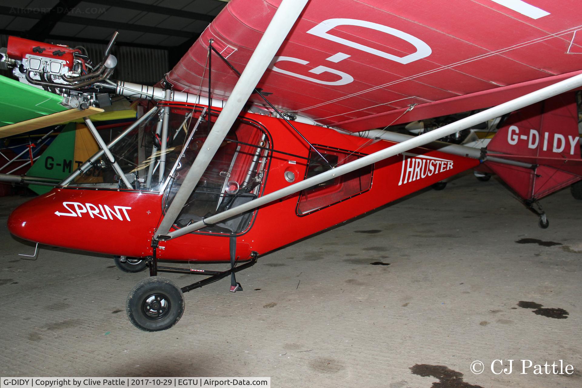 G-DIDY, 2005 Thruster T600T 450 C/N 1052-T600T-116, Hangared at Dunkeswell
