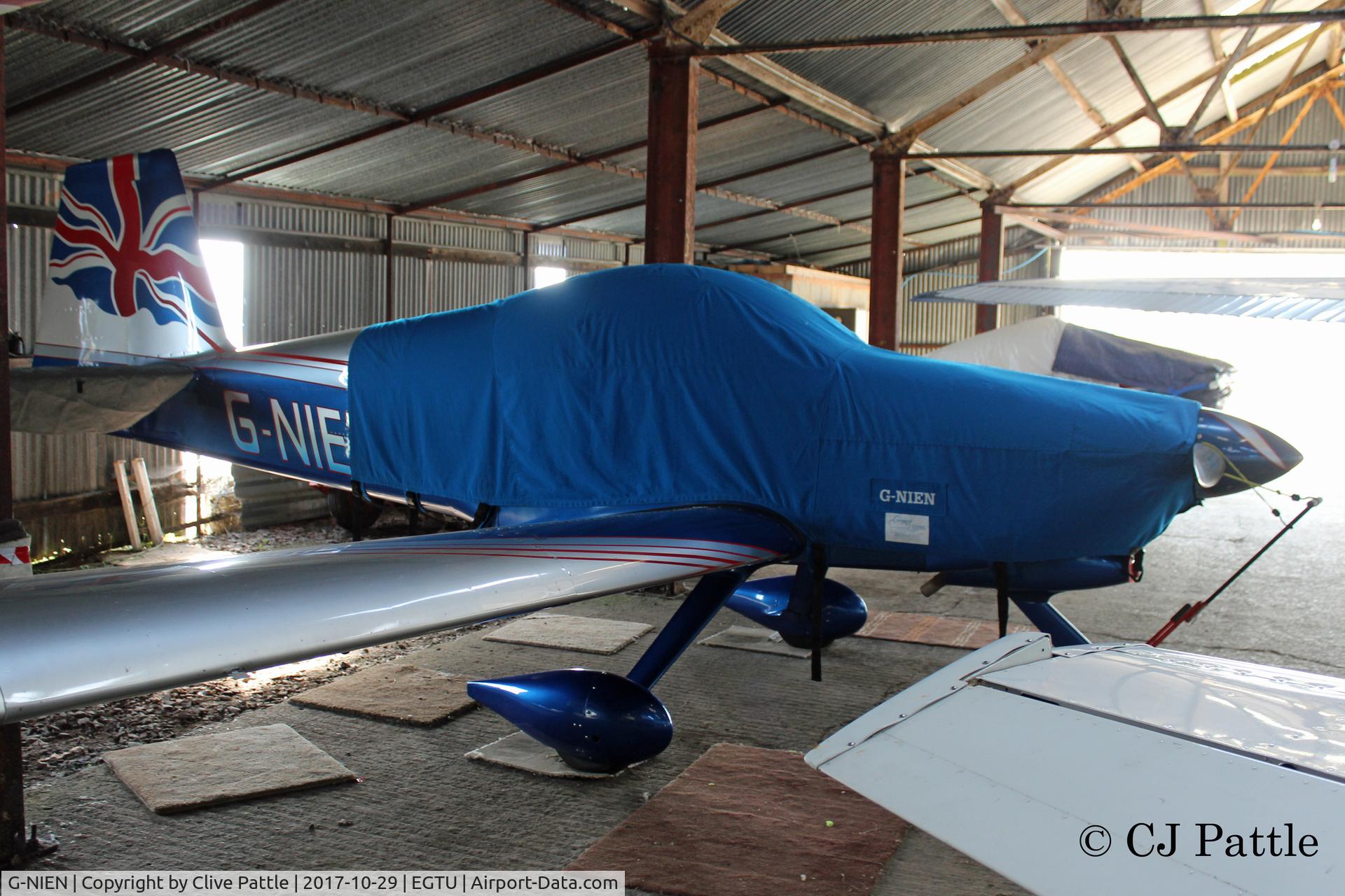 G-NIEN, 2006 Vans RV-9A C/N PFA 320-14419, Hangared at Dunkeswell