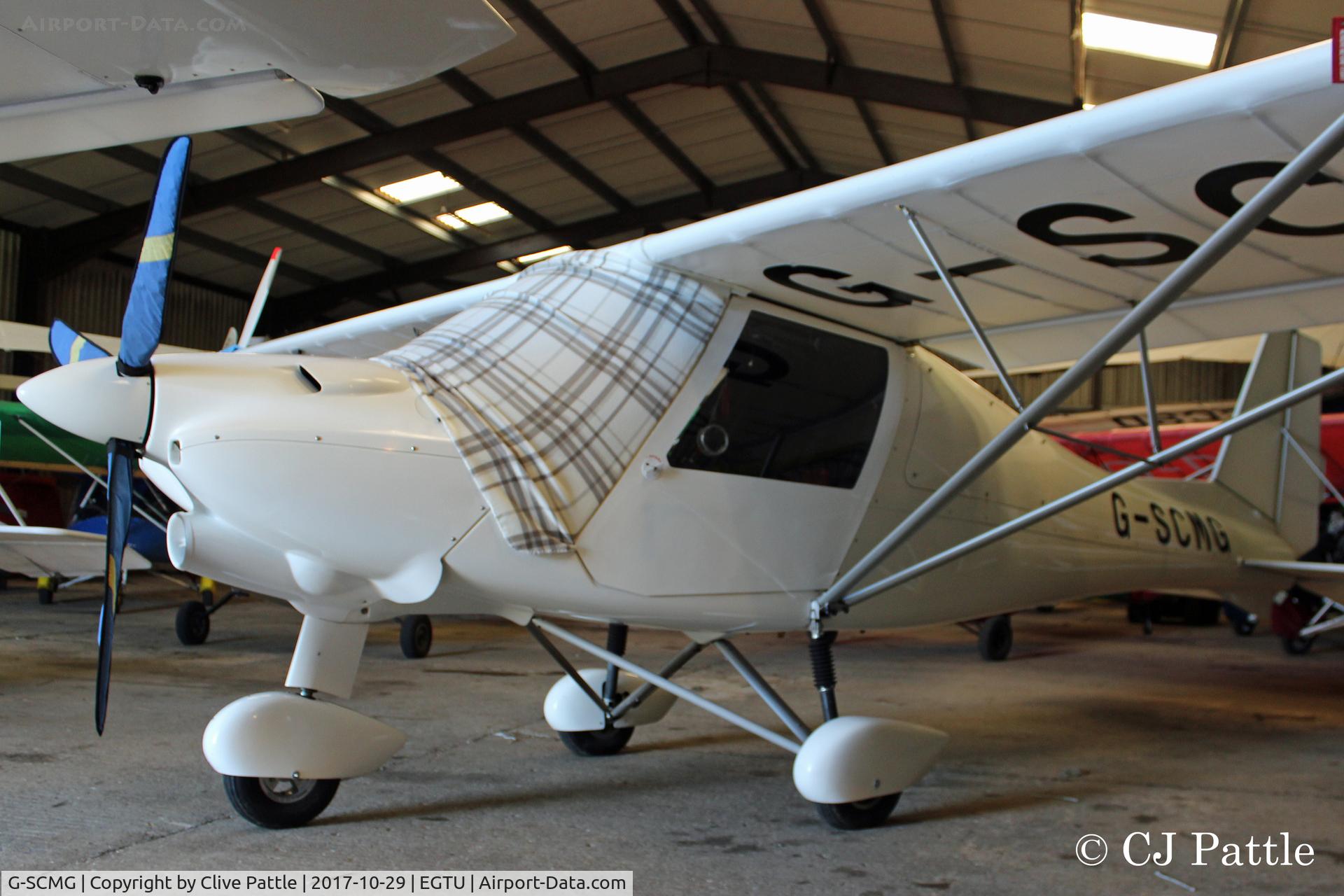 G-SCMG, 2014 Comco Ikarus C42 FB80 Bravo C/N 1402-7304, Hangared at Dunkeswell